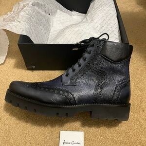 Franco Cuadra Denim Cowhide Boots from Mexico!